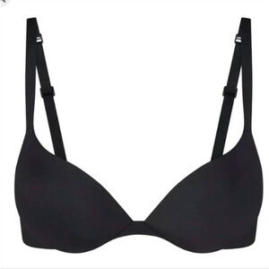 H39 NWT SKIMS ultimate collection push up plunge bra in onyx 42DD